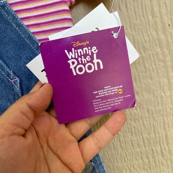 Deadstock Y2K Winnie the Pooh overall set - Picture 2 of 5